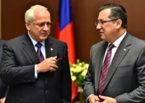 Tarcísio e Ricardo Nunes recebem chanceler do Chile em São Paulo